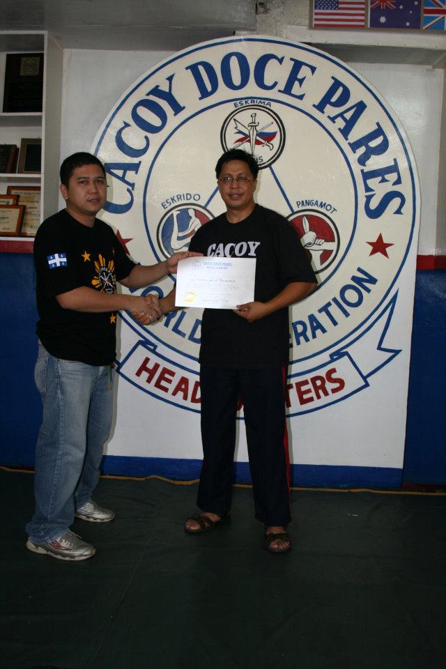 Promotion to “Grandmaster”